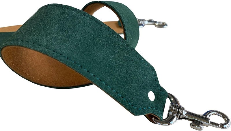 MoonEmbassy Banjo strap with Leather Ends and Metal Clips,2" Wide,Adjustable - Image 1
